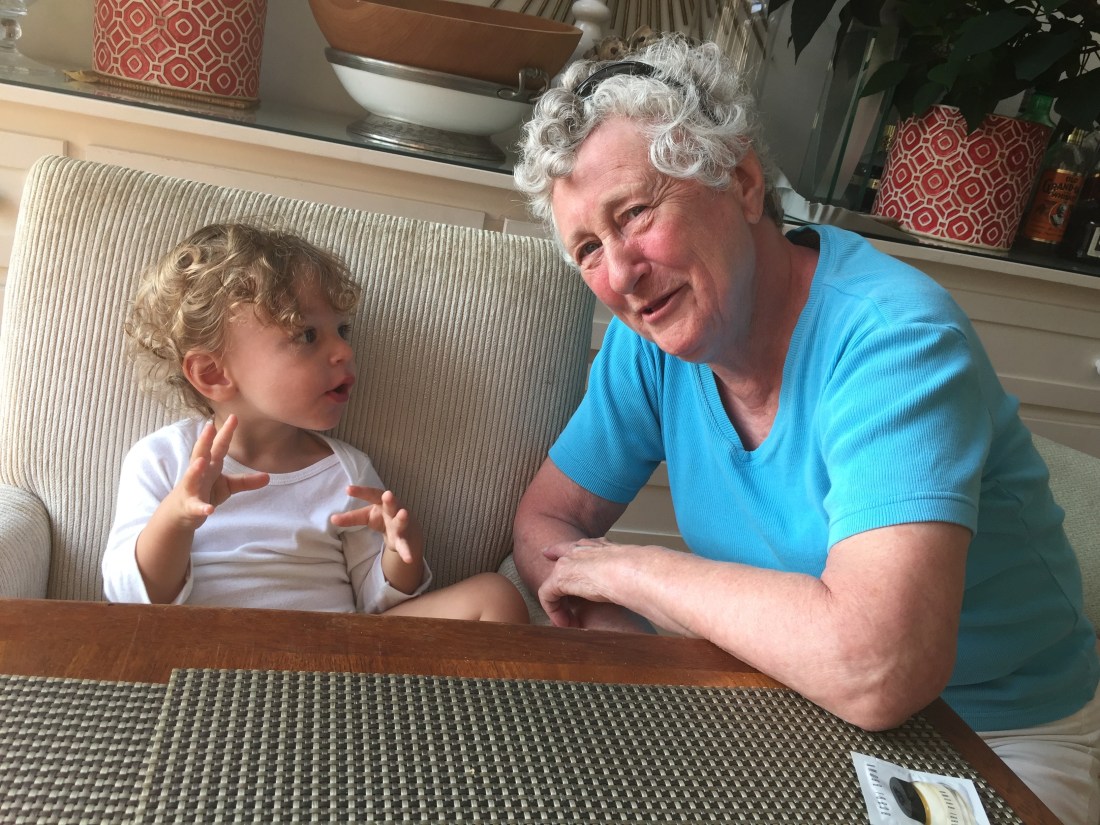 Judy Hagen with Kieran