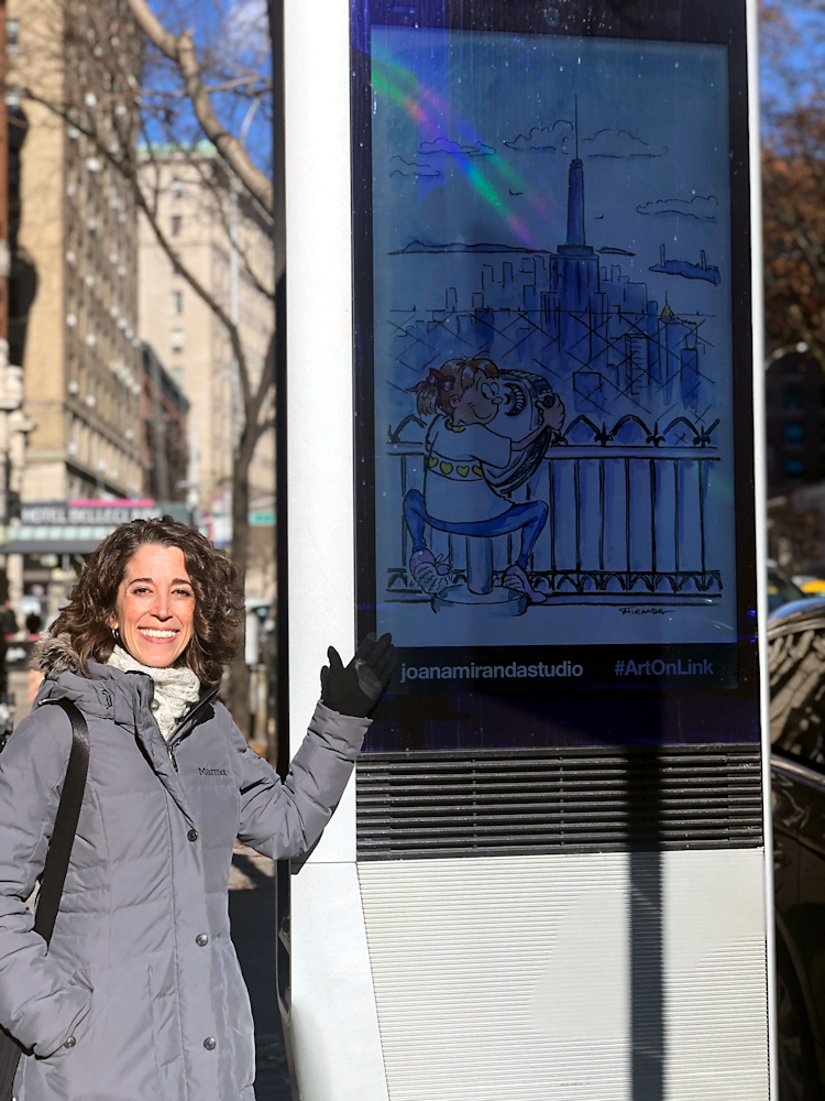 Joana and her Observation Deck illustration